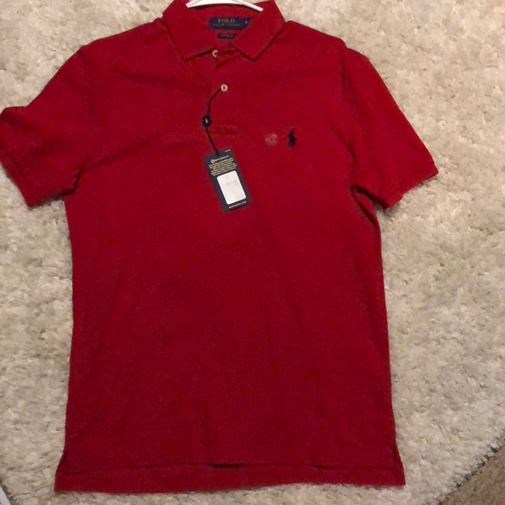 Red Polo Ralph Lauren shirt
